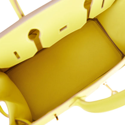 Hermes Birkin 30 Lime Epsom Gold Hardware