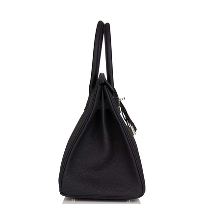 Hermes Birkin 30 Black Togo Palladium Hardware