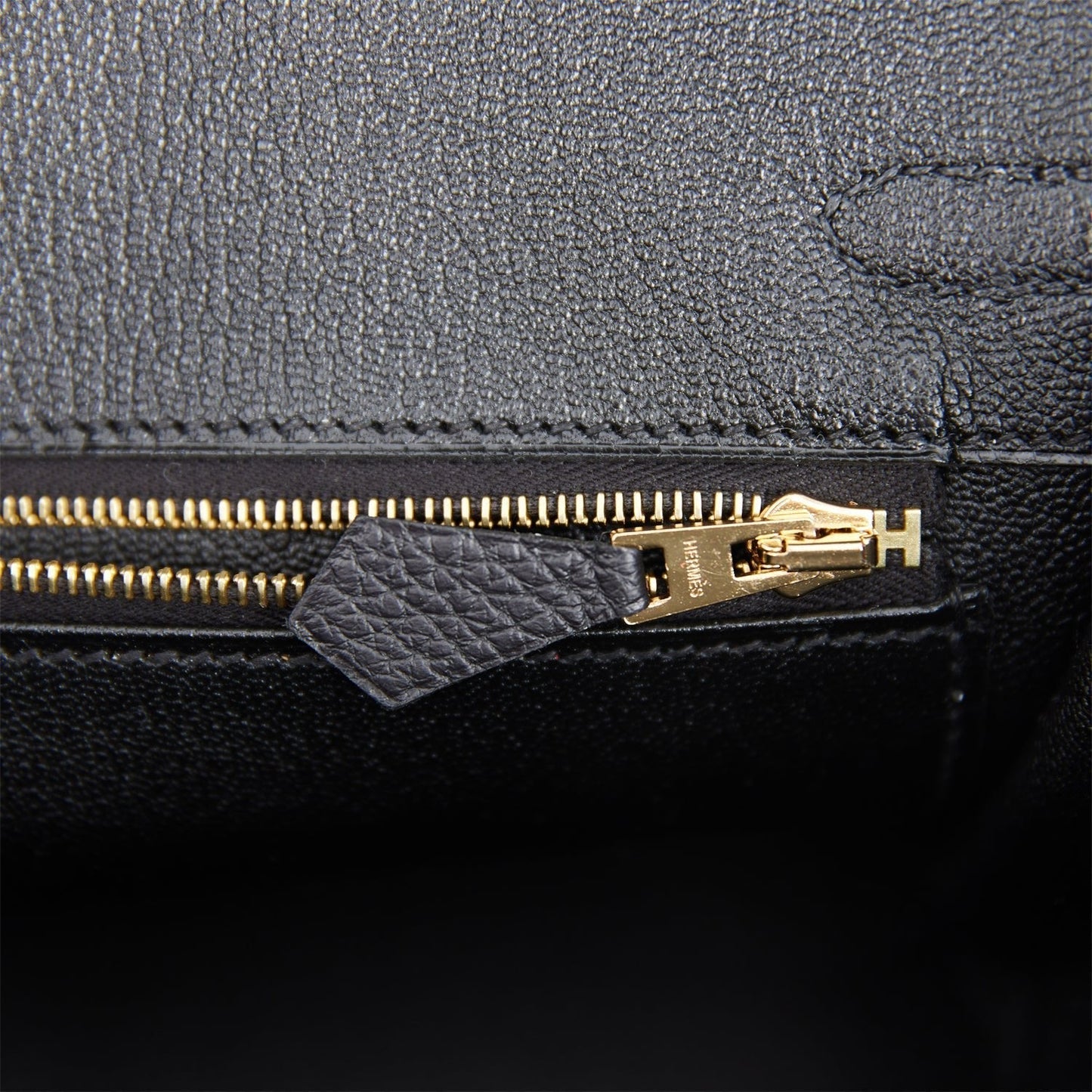 Hermes Birkin 25 Black Togo Gold Hardware