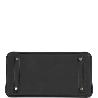 Hermes Birkin 30 Black Epsom Gold Hardware