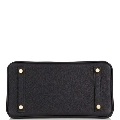 Hermes Birkin 25 Black Togo Gold Hardware