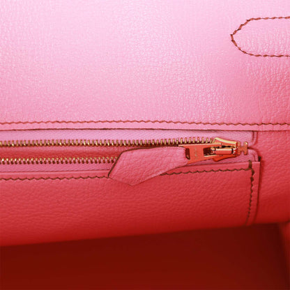 Hermes Birkin 35 Bubblegum Togo Gold Hardware