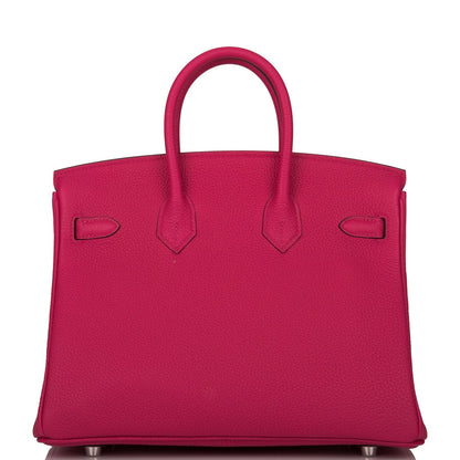 Hermes Birkin 25 Rose Mexico Togo Palladium Hardware