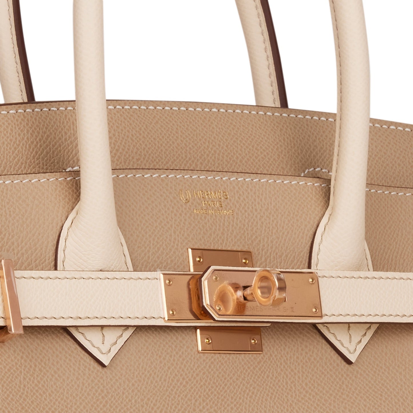 Hermes Special Order (HSS) Birkin 30 Trench and Craie Epsom Rose Gold Hardware