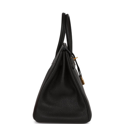 Hermes Birkin 35 Black Togo Gold Hardware