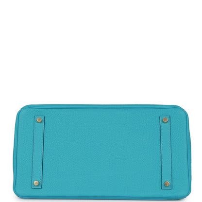 Hermes Birkin 35 Bleu de Nord Togo Goldhardware