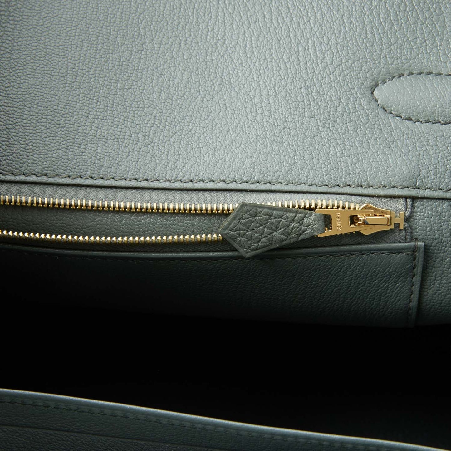 Hermes Birkin 35 Vert Amande Togo Gold Hardware
