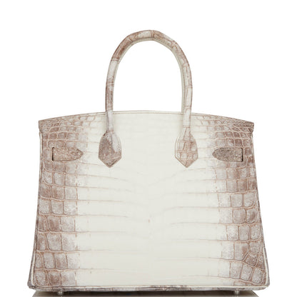 Hermes Birkin 30 Himalaya Niloticus Crocodile Palladium Hardware