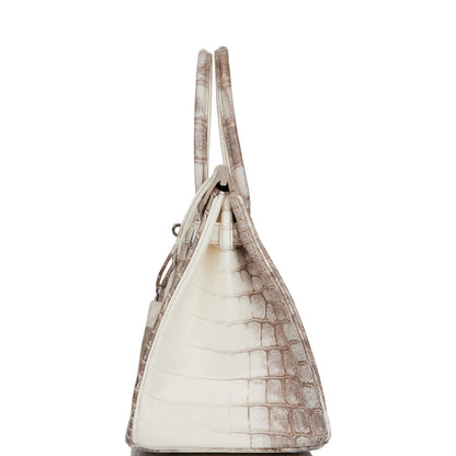 Hermes Birkin 30 Himalaya Niloticus Crocodile Palladium Hardware