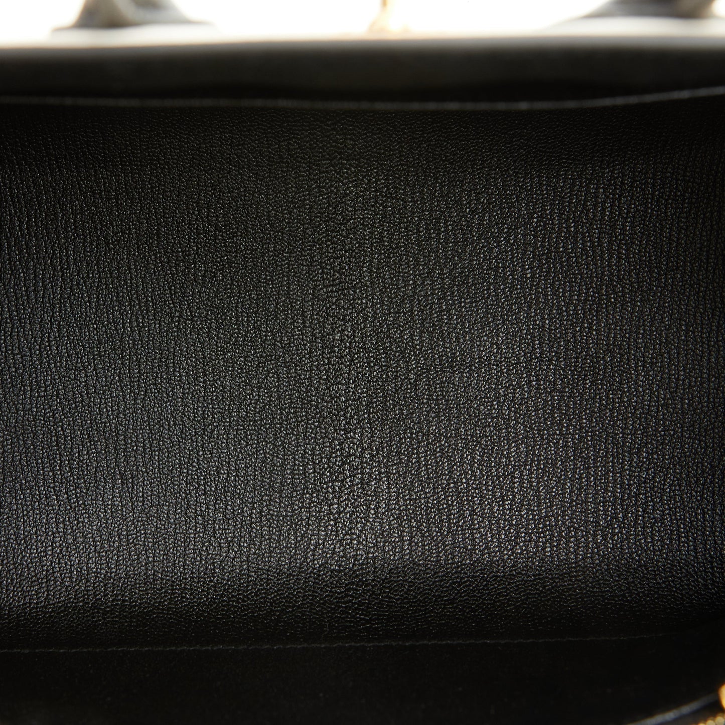 Hermes Birkin 25 Sellier Craie and Black Epsom Gold Hardware