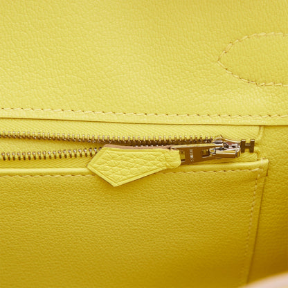 Hermes Birkin 30 Lime Clemence Palladium Hardware