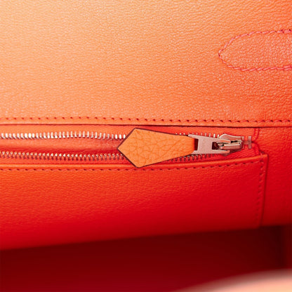 Hermes Birkin 35 Capucine Togo Palladium Hardware