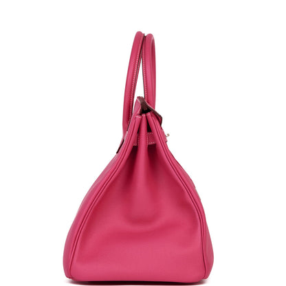 Hermes Birkin 35 Rose Tyrien Epsom Palladium Hardware