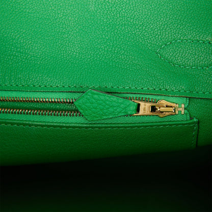 Hermes Birkin 30 Bambou Togo Gold Hardware