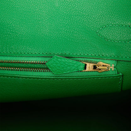 Hermes Birkin 30 Bambou Togo Gold Hardware