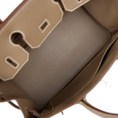 Hermes Birkin 30 Etoupe Togo Palladium Hardware