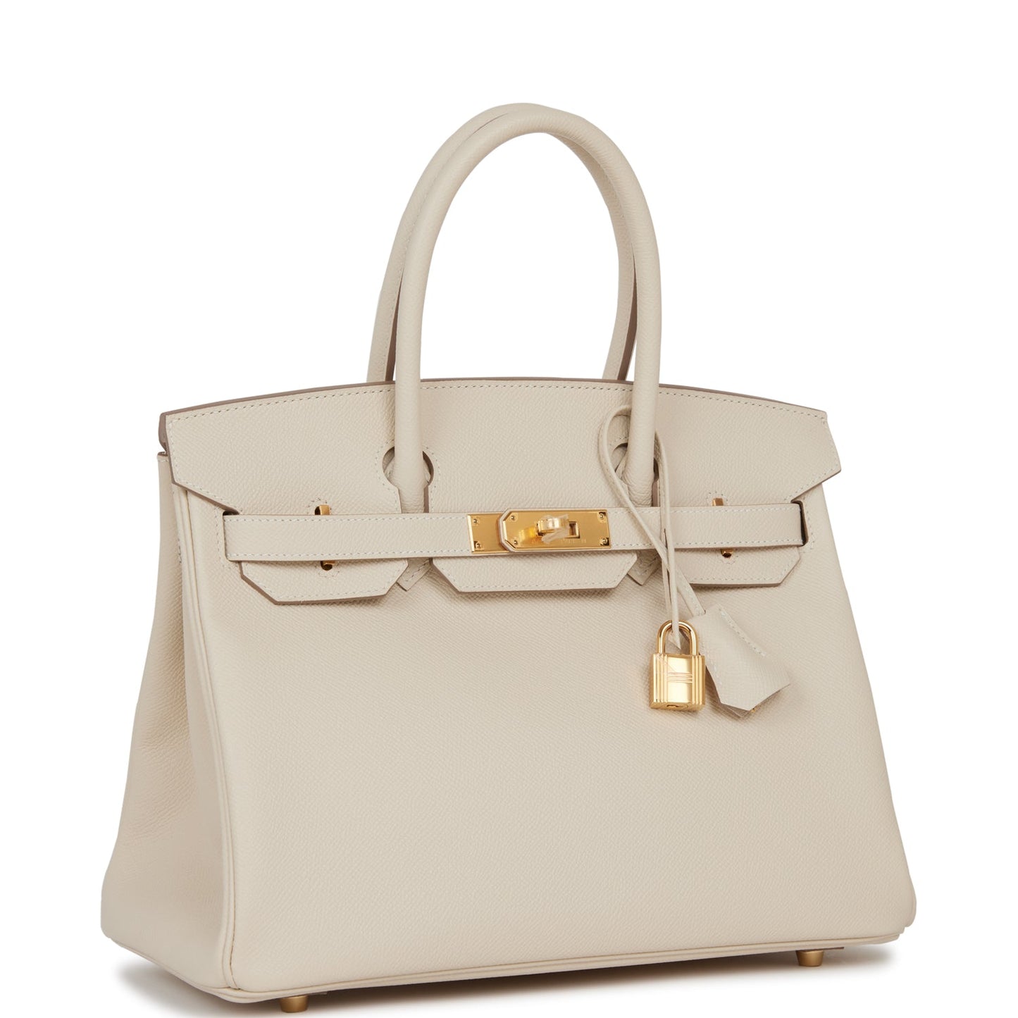 Hermes Birkin 30 Craie Epsom Gold Hardware