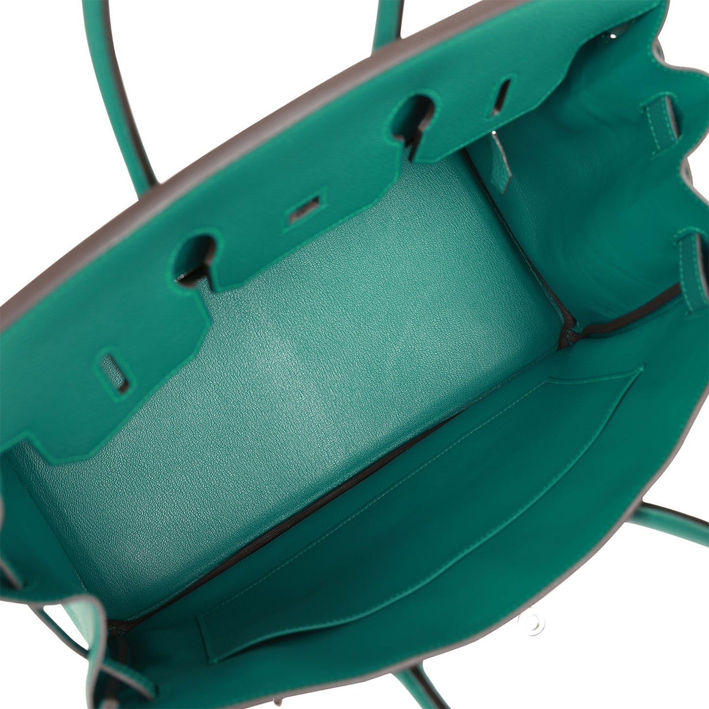 Hermes Birkin 35 Malachite Togo Palladium Hardware