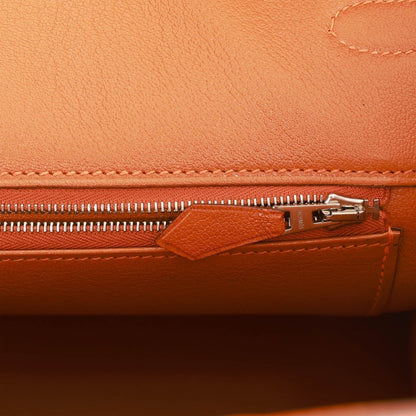 Hermes Birkin 35 Potiron Chevre Palladium Hardware