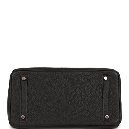 Hermes Birkin 30 Black Togo Rose Gold Hardware