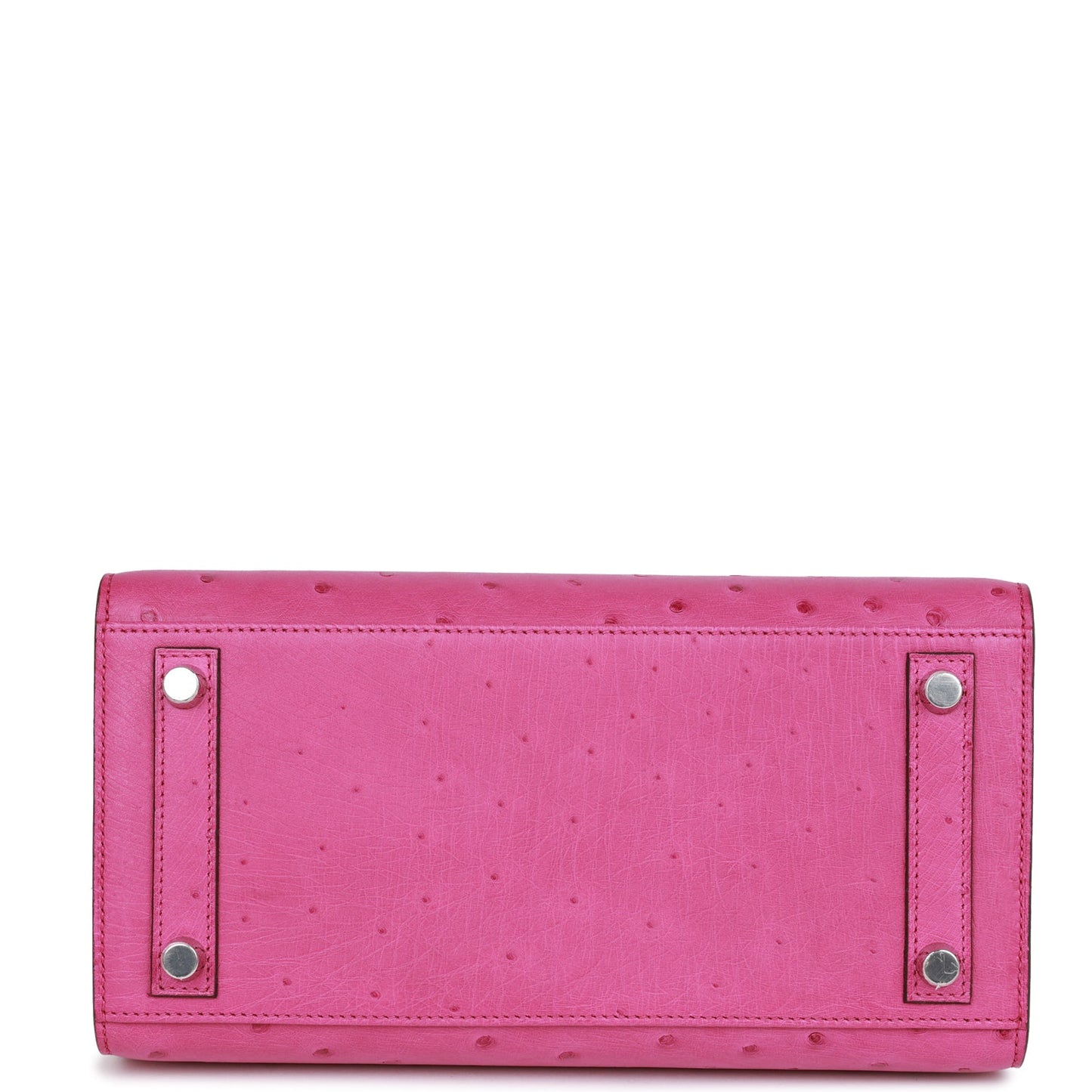 Hermes Birkin 25 Sellier Rose Pourpre Ostrich Palladium Hardware