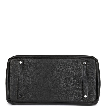 Hermes Birkin 35 Black Clemence Palladium Hardware