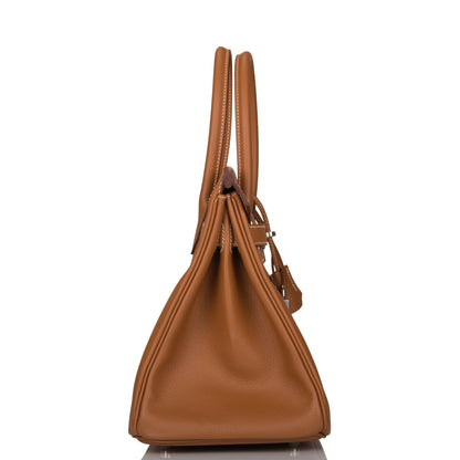 Hermes Birkin 30 Gold Epsom Palladium Hardware