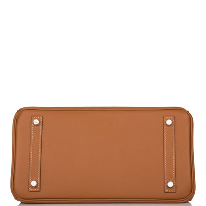 Hermes Birkin 30 Gold Epsom Palladium Hardware