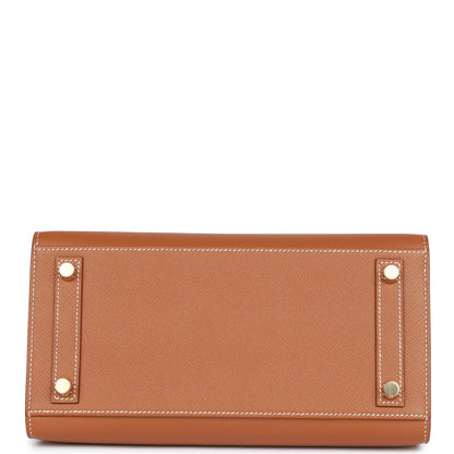 Hermes Birkin 25 Sellier Gold Epsom Gold Hardware