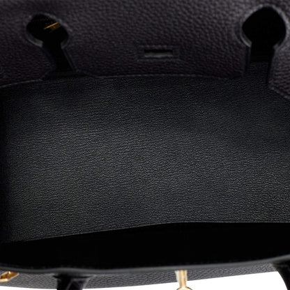 Hermes Birkin 30 Black Togo Gold Hardware