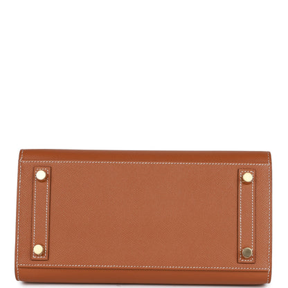 Hermes Birkin 25 Sellier Gold Epsom Gold Hardware
