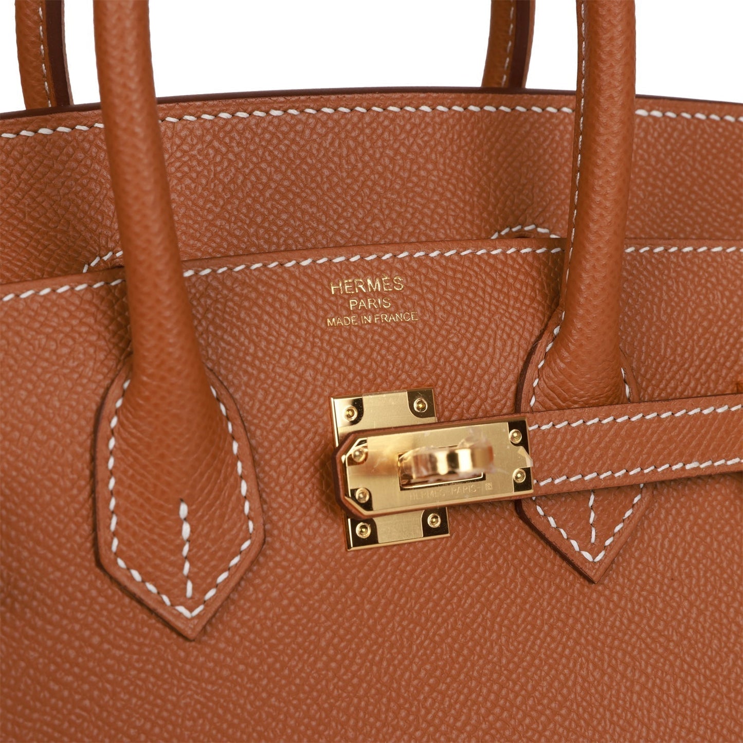 Hermes Birkin 25 Sellier Gold Epsom Gold Hardware