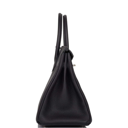 Hermes Birkin 30 Black Togo Palladium Hardware