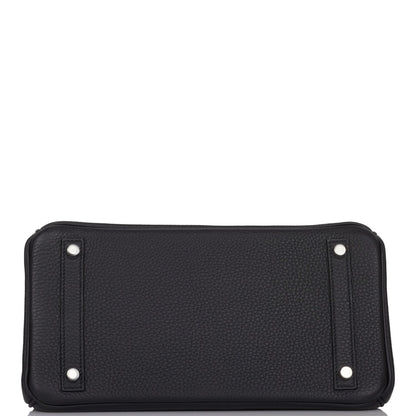 Hermes Birkin 30 Black Togo Palladium Hardware