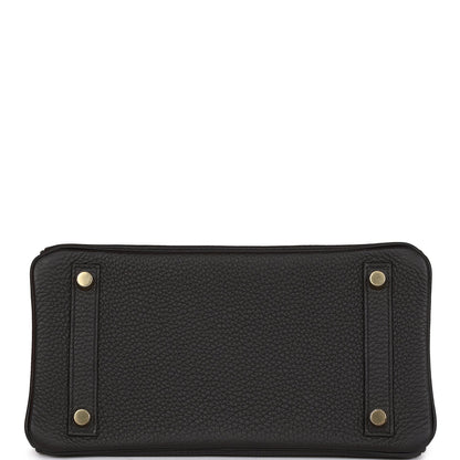 Hermes Birkin 25 Black Togo Gold Hardware