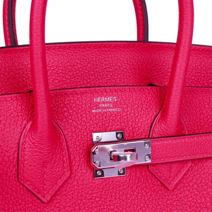 Hermes Birkin 25 Rose Mexico Togo Palladium Hardware