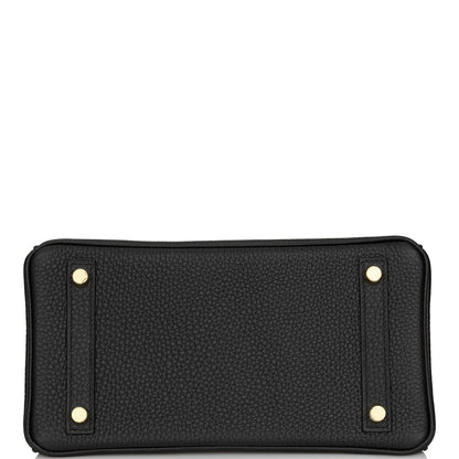Hermes Birkin 25 Black Togo Gold Hardware
