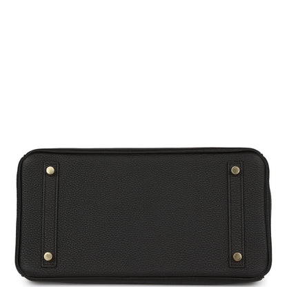 Hermes Birkin 30 Black Togo Gold Hardware