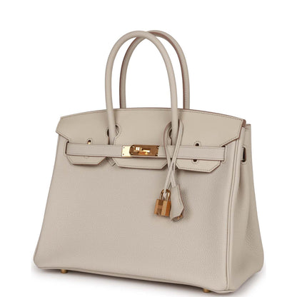 Hermes Birkin 30 Beton Togo and Swift Gold Hardware