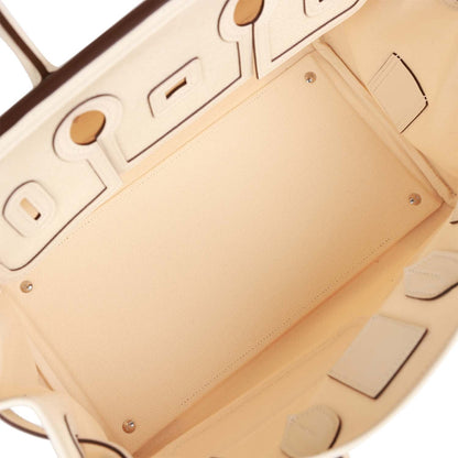 Hermes Birkin 35  Cargo Nata Toile and Swift Palladium Hardware