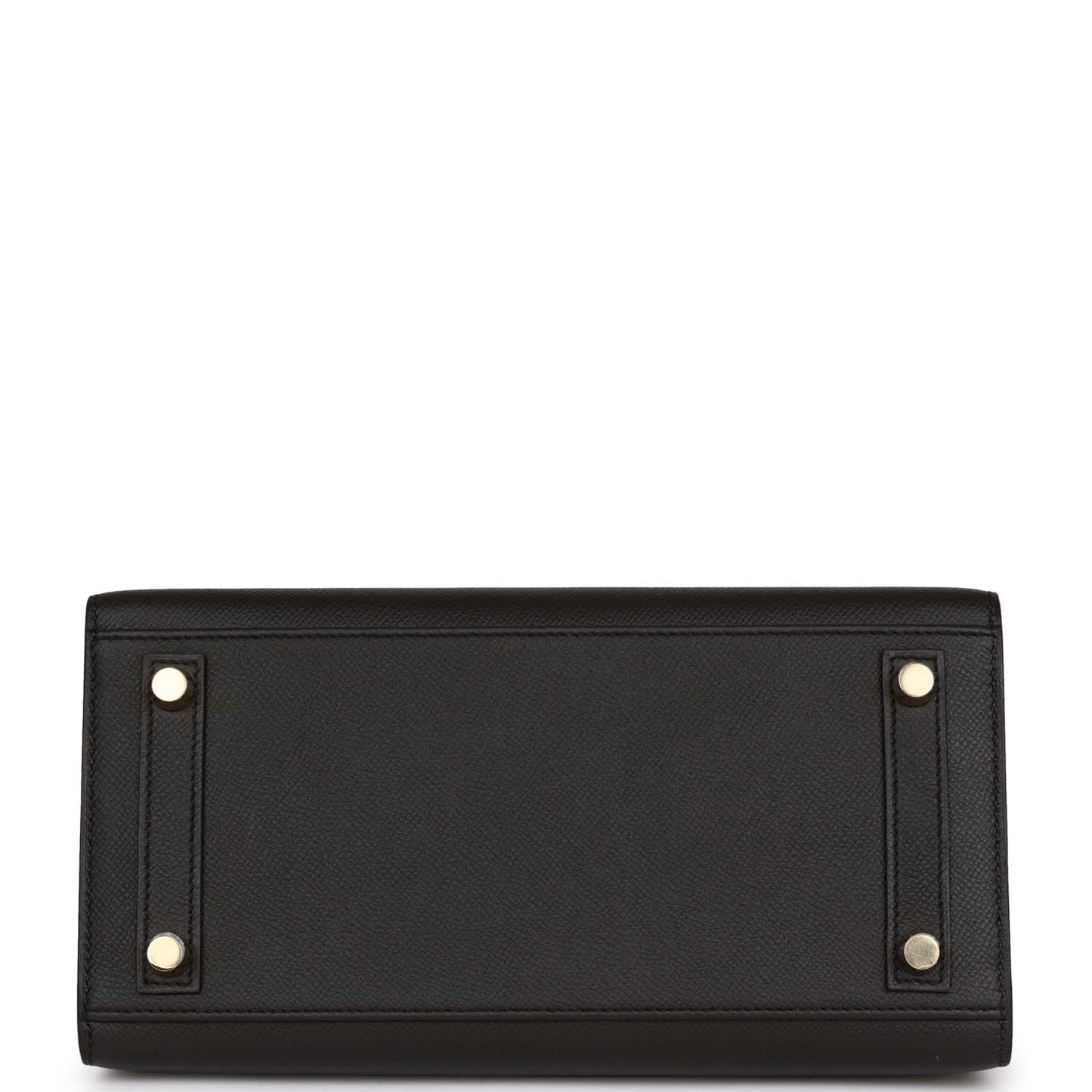 Hermes Birkin 25 Sellier Black Epsom Gold Hardware