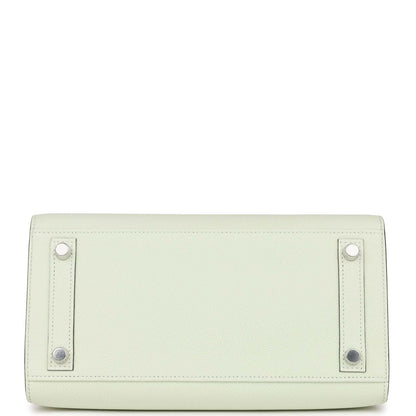 Hermes Birkin 25 Sellier Vert Fizz Epsom Palladium Hardware