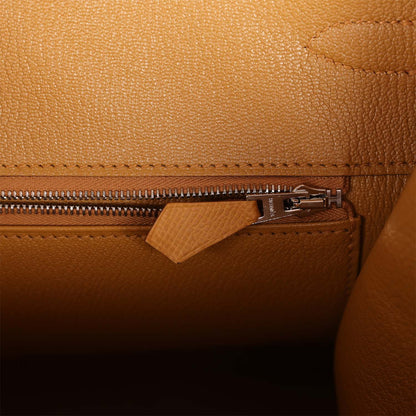 Hermes Birkin 35 Sellier Rainbow Epsom Palladium Hardware