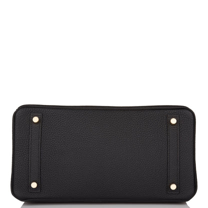 Hermes Birkin 30 Black Togo Gold Hardware