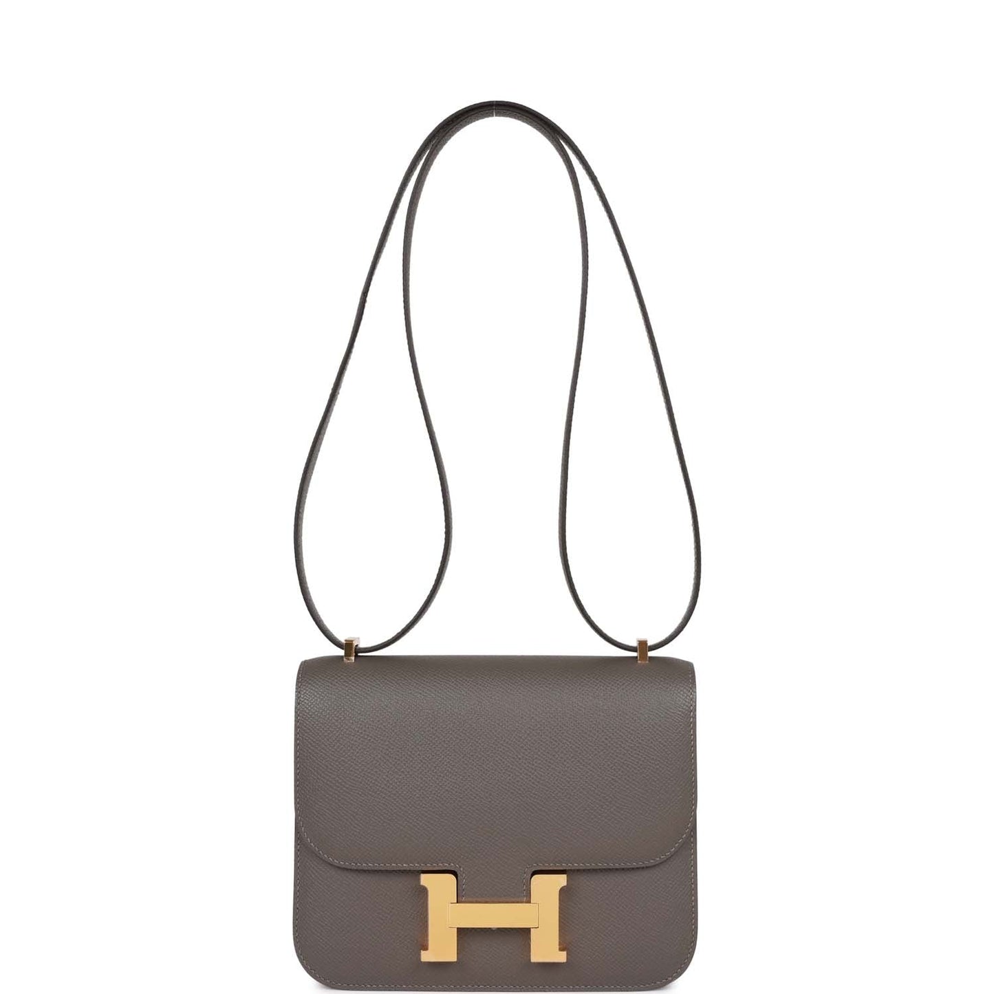 Hermes Constance 18 Gris Meyer Epsom Gold Hardware