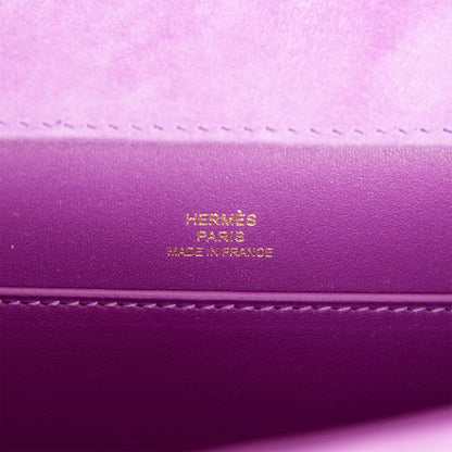 Hermes Constance 18 Violet Doblis Gold Hardware