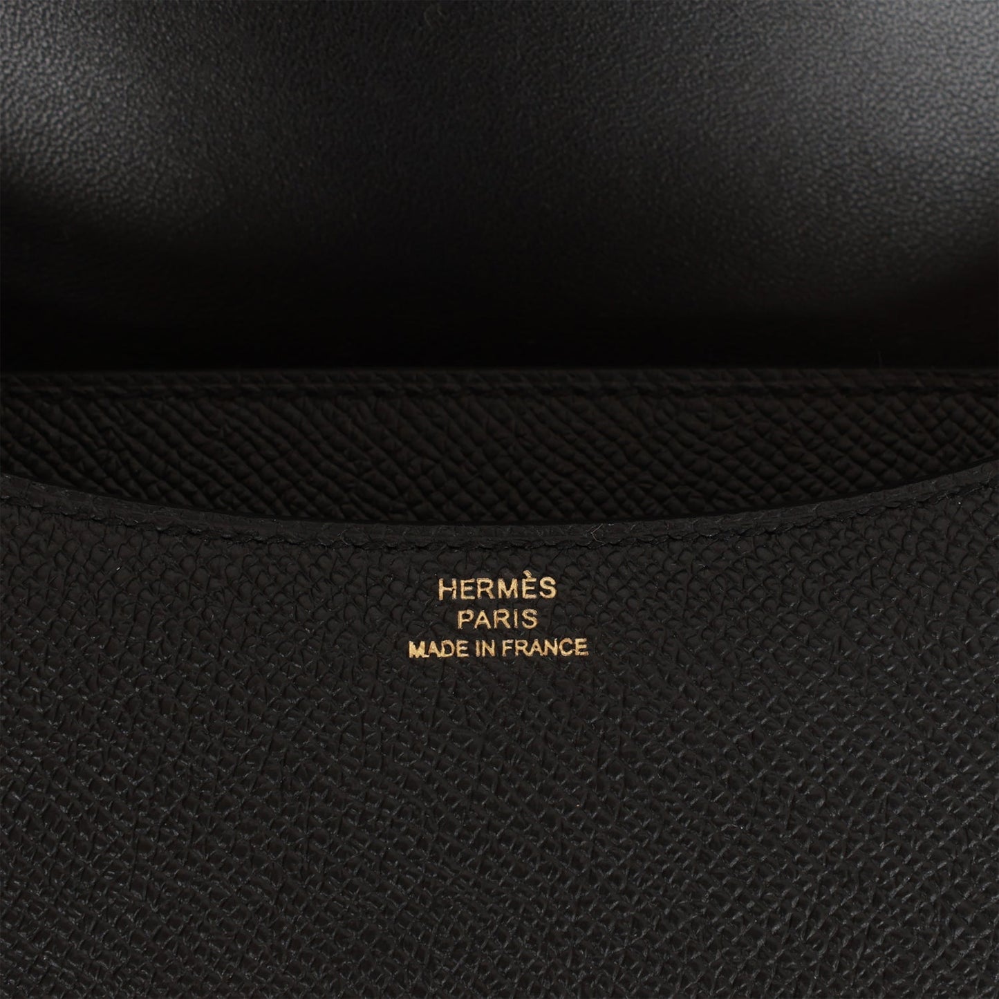 Hermes Constance 18 Black Epsom Rose Gold Hardware