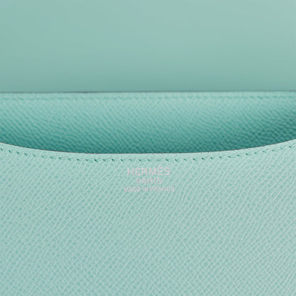 Hermes Constance 24 Bleu Atoll Epsom Palladium Hardware