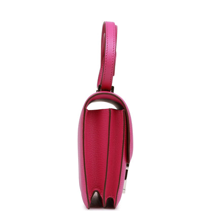 Hermes Constance 18 Magnolia Evercolor Palladium Hardware