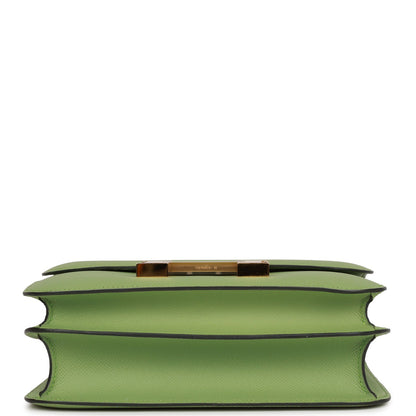Hermes Constance 24 Vert Criquet Epsom Gold Hardware